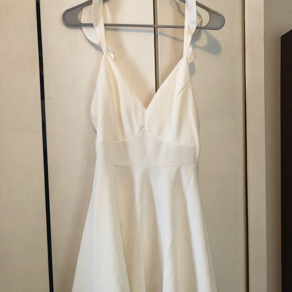 White Strappy Dress - Picture 1 of 3